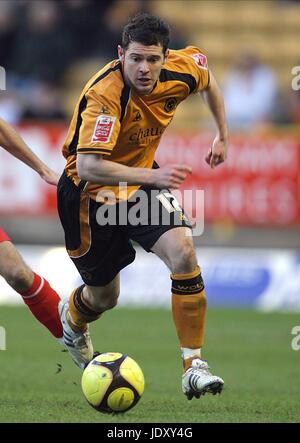 MATT JARVIS Wolverhampton Wanderers FC MOLINEUX STADIUM WOLVERHAMPTON ENGLAND 24 Janvier 2009 Banque D'Images