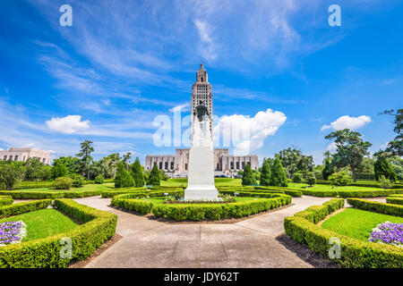 Louisiana State Capitol de Baton Rouge, Louisiane, Etats-Unis. Banque D'Images