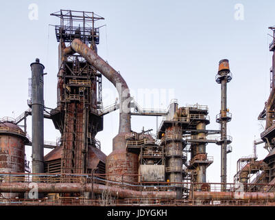 Old Bethlehem Steel Plant in Bethlehem, Pennsylvanie Banque D'Images