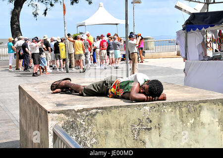 La culture afro-brésiliennes à Salvador, Bahia, Brésil, Amérique du Sud sur 3/11/2011 Banque D'Images