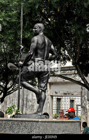 La culture afro-brésiliennes à Salvador, Bahia, Brésil, Amérique du Sud sur 3/11/2011 Banque D'Images