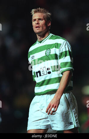 JOHAN MJALLBY CELTIC GLASGOW FC 02 février 2000 Banque D'Images