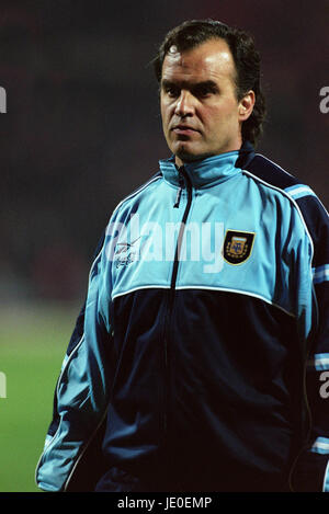 MARCELO BIELSA ARGENTINE COACH 23 Février 2000 Banque D'Images