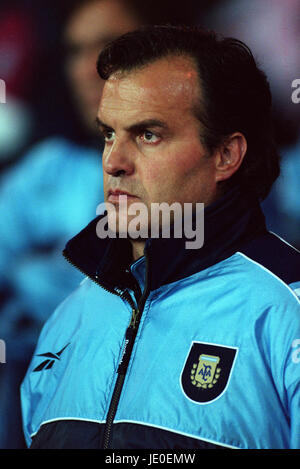 MARCELO BIELSA ARGENTINE COACH 23 Février 2000 Banque D'Images