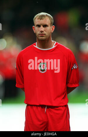 GARETH ROBERTS Tranmere Rovers FC WALES & 23 mai 2000 Banque D'Images