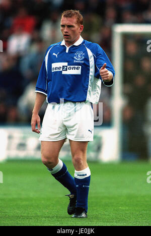 MARK PEMBRIDGE Everton FC 31 Juillet 2000 Banque D'Images