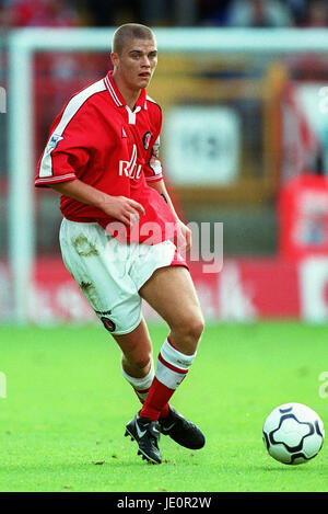 PAUL KONCHESKY Charlton Athletic FC CHARLTON LA VALLÉE 30 Septembre 2000 Banque D'Images