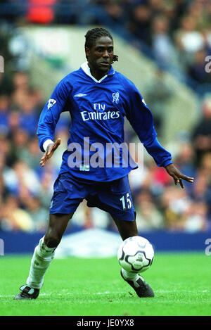 MARIO MELCHIOT CHELSEA FC Fulham London ANGLETERRE 30 Septembre 2001 Banque D'Images