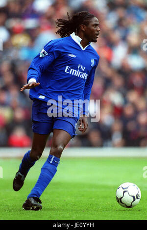 MARIO MELCHIOT CHELSEA FC Fulham London ANGLETERRE 30 Septembre 2001 Banque D'Images