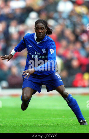 MARIO MELCHIOT CHELSEA FC Fulham London ANGLETERRE 30 Septembre 2001 Banque D'Images