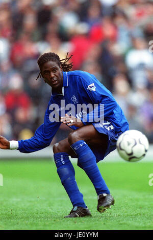 MARIO MELCHIOT CHELSEA FC Fulham London ANGLETERRE 30 Septembre 2001 Banque D'Images