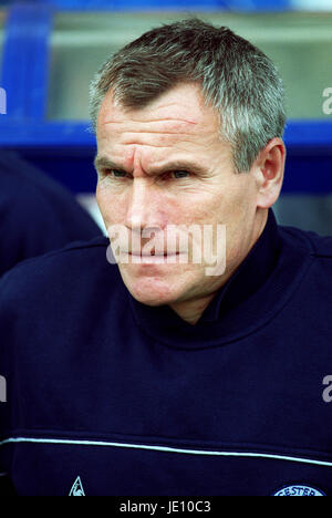 PETER TAYLOR Leicester City FC MANAGER 22 Septembre 2001 Banque D'Images