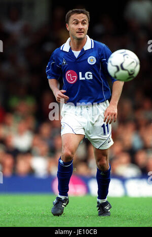 DENNIS WISE Leicester City FC 22 Septembre 2001 Banque D'Images