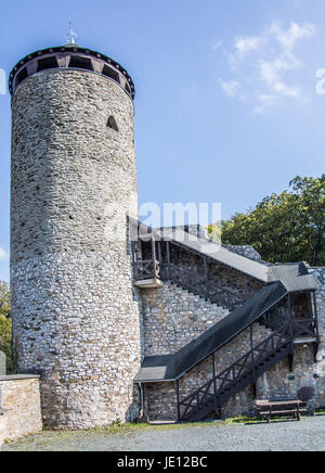 Burgruine an der Lahn Banque D'Images