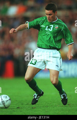 STEVE ÉGLEFIN RÉPUBLIQUE D'IRLANDE & FULHAM 15 Août 2001 Banque D'Images