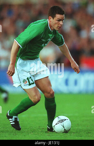 STEVE ÉGLEFIN RÉPUBLIQUE D'IRLANDE & FULHAM 15 Août 2001 Banque D'Images