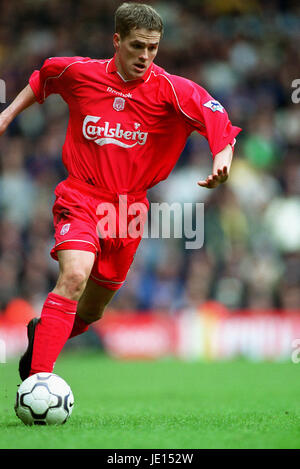 MICHAEL OWEN ANFIELD LIVERPOOL FC Liverpool 13 Avril 2001 Banque D'Images