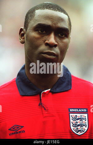 ANDY COLE ANGLETERRE & MANCHESTER UNITED FC LIVERPOOL ANFIELD LIVERPOOL 24 Mars 2001 Banque D'Images