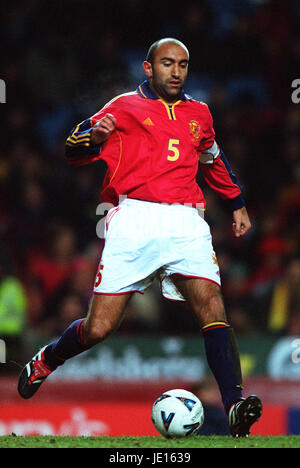 ABELARDO ESPAGNE VILLA PARK BIRMINGHAM 28 Février 2001 Banque D'Images