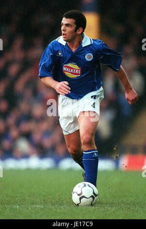 CALLUM DAVIDSON Leicester City FC FILBERT STREET LEICESTER ANGLETERRE 20 Janvier 2001 Banque D'Images