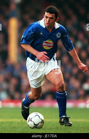 CALLUM DAVIDSON Leicester City FC FILBERT STREET LEICESTER ANGLETERRE 20 Janvier 2001 Banque D'Images