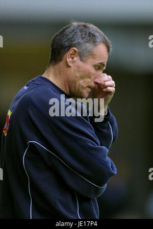 PETER TAYLOR Leicester City FC MANAGER 21 Avril 2001 Banque D'Images