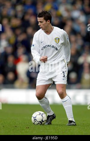 IAN HARTE LEEDS UNITED FC LEEDS ELLAND ROAD 03 Février 2002 Banque D'Images