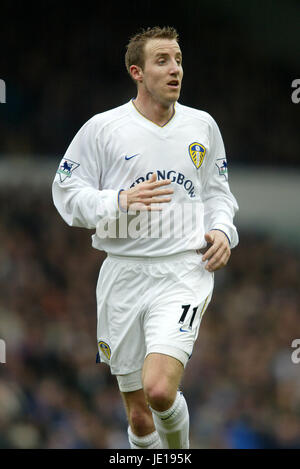 LEE BOWYER LEEDS UNITED FC LEEDS ELLAND ROAD 03 Février 2002 Banque D'Images