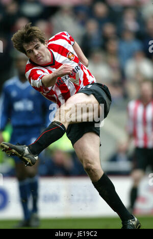 KEVIN KILBANE Sunderland FC Sunderland STADE DE LA LUMIÈRE 24 Février 2002 Banque D'Images