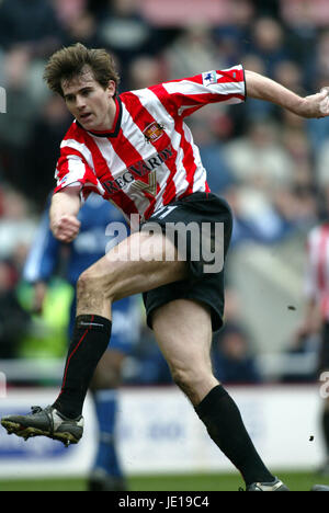 KEVIN KILBANE Sunderland FC Sunderland STADE DE LA LUMIÈRE 24 Février 2002 Banque D'Images