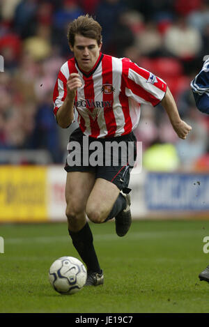 KEVIN KILBANE Sunderland FC Sunderland STADE DE LA LUMIÈRE 24 Février 2002 Banque D'Images