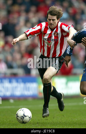 KEVIN KILBANE Sunderland FC Sunderland STADE DE LA LUMIÈRE 24 Février 2002 Banque D'Images