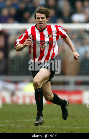 KEVIN KILBANE Sunderland FC Sunderland STADE DE LA LUMIÈRE 24 Février 2002 Banque D'Images
