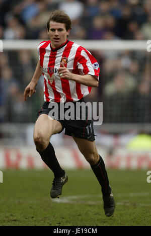 KEVIN KILBANE Sunderland FC Sunderland STADE DE LA LUMIÈRE 24 Février 2002 Banque D'Images