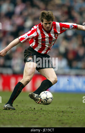 KEVIN KILBANE Sunderland FC Sunderland STADE DE LA LUMIÈRE 24 Février 2002 Banque D'Images