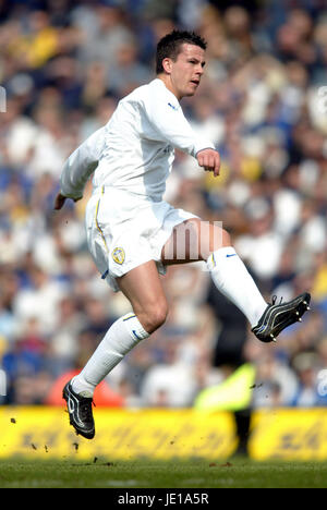 IAN HARTE LEEDS UNITED FC ELLAND ROAD LEEDS 30 Mars 2002 Banque D'Images