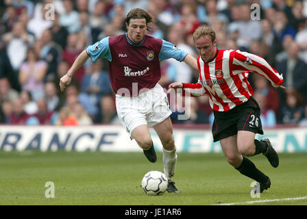 SCHEMMEL S & T BUTLER WEST HAM V SUNDERLAND WEST HAM Upton Park Londres Angleterre 20 Avril 2002 Banque D'Images