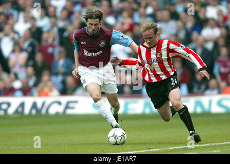 SCHEMMEL S & T BUTLER WEST HAM V SUNDERLAND WEST HAM Upton Park Londres Angleterre 20 Avril 2002 Banque D'Images