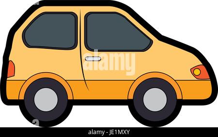 Icône de voiture particulier isolé vector illustration graphic design Illustration de Vecteur