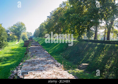 Les remparts de Ferrara (en italien Le Mura) en Italie Banque D'Images