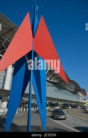 Aéroport international de San Francisco (KSFO), Millbrae CA Banque D'Images