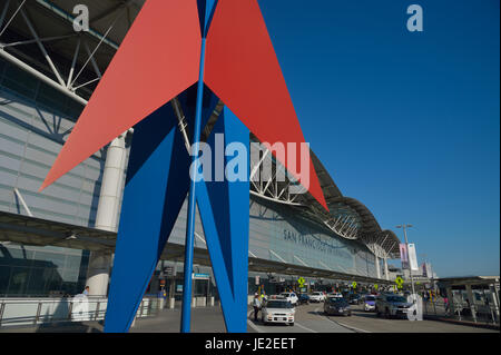 Aéroport international de San Francisco (KSFO), Millbrae CA Banque D'Images