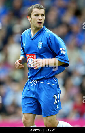 DAMIEN JOHNSON BIRMINGHAM CITY FC ST ANDREWS BIRMINGHAM 31 Août 2002 Banque D'Images