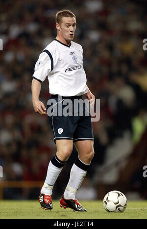 KEVIN NOLAN BOLTON WANDERERS FC OLD TRAFFORD MANCESTER 11 Septembre 2002 Banque D'Images