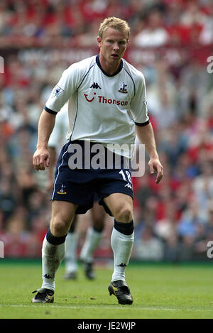 BEN THATCHER Tottenham Hotspur FC OLD TRAFFORD MANCHESTER ENLAND 21 Septembre 2002 Banque D'Images