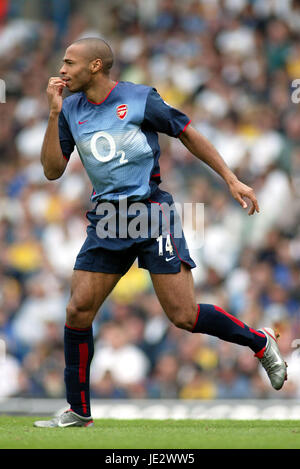 THIERRY HENRY ARSENAL FC ELLAND ROAD LEEDS 28 Septembre 2002 Banque D'Images