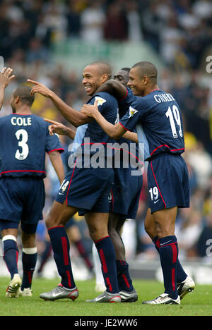 THIERRY HENRY ARSENAL FC ELLAND ROAD LEEDS 28 Septembre 2002 Banque D'Images