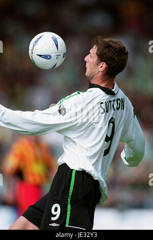 CHRIS SUTTON Glasgow Celtic FC FIRHILL STADIUM GLASGOW ECOSSE 24 Août 2002 Banque D'Images