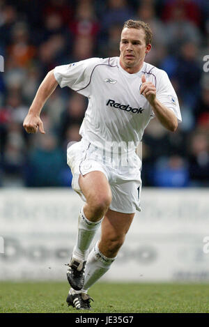 KEVIN DAVIES des Bolton Wanderers FC STADE REEBOK BOLTON ANGLETERRE 08 Novembre 2003 Banque D'Images