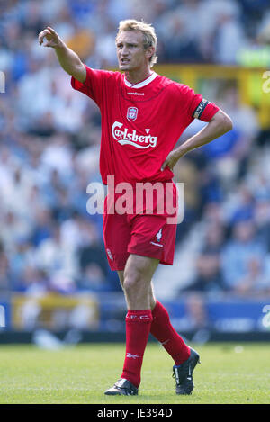 SAMI HYYPIA DE LIVERPOOL FC LIVERPOOL GOODISON PARK ANGLETERRE 30 Août 2003 Banque D'Images